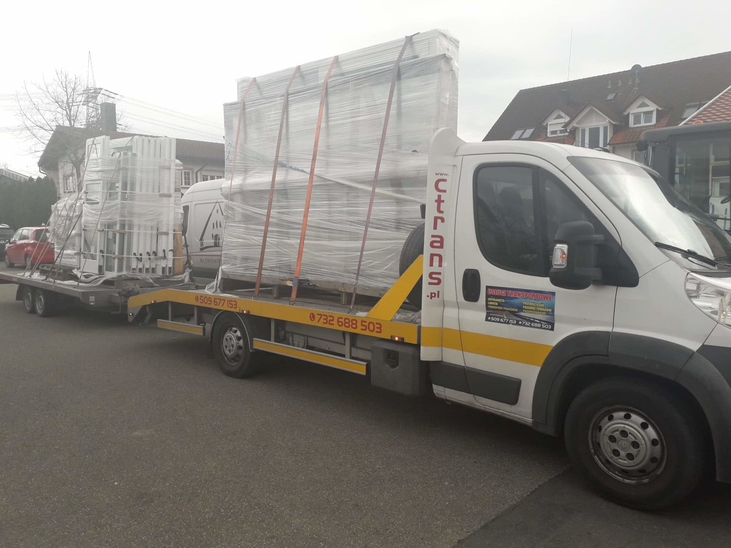 zabezpieczone rzeczy podczas transportu